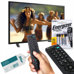 Universaalne asenduspult AKB69680403 LG Smart TV jaoks + patareid