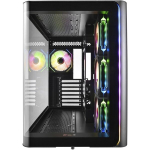 Fortron korpus FSP M580-BA (must, Tempered Glass x 2)