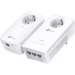 TP-Link TL-WPA1300P KIT 1300 Mbit/s Juhtmega LAN Wi-Fi Valge, 3 tk, Sisseehitatud elektripistikupesa