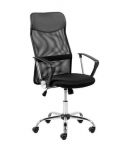 Kontoritool Black Red White Alex, 61x60x107-117 cm, must