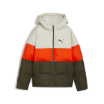 PUMA poiste talvejope PUMA Poly Hooded Puffer Jacket Dark Olive - 62650270, roheline