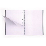 Spiraalnotitieboek - MILAN&reg; - 1918 - 80 vellen - Geruit papier 5x5 - Harde kaft