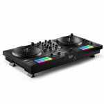 HERCULES DJCONTROL INPULSE T7 - Black motorized DJ controller with two decks