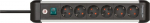 Multipistik - Brennenstuhl - 1391030600 - 6 pistikupesa - Kaabel 3m - Robustne alumiinium