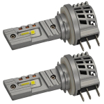 2 tk H15 LED pirnid 12V CANBUS CSP 12000lm tugev valge valgus