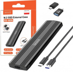 Zenwire BS-M6N kaasaskantav kettakest M.2 NVMe PCIe SSD 2-in-1 USB-C m.2 2230 2242 2260 2280 BS-M6N