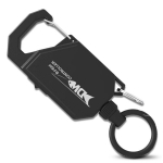 Must v&otilde;tmehoidja 100 cm tagasit&otilde;mmatava trossiga ja karabiiniga