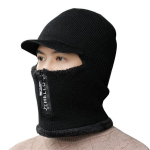 N&ouml;&ouml;pidega must balaklava, unisex, universaalne suurus
