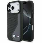 Kaitsekaas BMW M Carbon Logo MagSafe Apple iPhone 17 Pro antratsiit, Etui BMW M Carbon Logo MagSafe do Apple iPhone 17 Pro antracyt