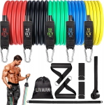 Pilatese varustuse komplekt - kang koos vastupanurihmadega LIVMAN P-62