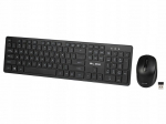 Juhtmevaba klaviatuuri ja hiire komplekt BLOW WORK BALANCE, must, USB 2,4 GHz