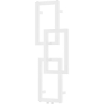 Mexen Grid dekoratiivne radiaator, 870 x 360 mm, 209 W, valge