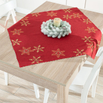 Markizeta j&otilde;uluteemaline laudlina "S&auml;ravad lumehelbed", 85x85 cm