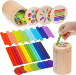 Montessori puidust m&auml;nguasjad beebidele vanuses 1, 2, 3, 4 aastat
