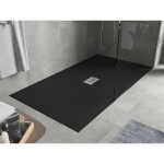 Ristk&uuml;likukujuline Du&scaron;ialus Mexen Hugo SMC, 170 x 100 cm, Black+Inox