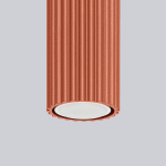 Sollux Lighting laevalgusti Karbon 10, punane ooker