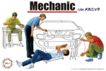Liimitav mudel Fujimi GT-3 Mechanic (Accessory) 116624 1/24