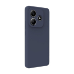 Aizmugurējais vāciņ&scaron; Evelatus Xiaomi Poco X6 Premium Soft Touch Silicone Case Blue 4752192086657 EVEMIPX6PSCBL (4752192086657)