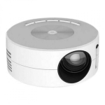 Mini-videoprojektor, 9500 lm, 1080P, 30-200-tolline projektsioon, valge