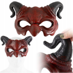 Silmamask n&auml;gu Devil Demon Lufycer koos sarved Halloween Ball maskeerimine