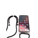 Aizmugurējais vāciņ&scaron; Evelatus Samsung A40 Case with rope Black Transparent 4752192031664 ESA40CWRB (4752192031664)