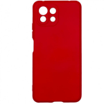 Evelatus xiaomi mi 11 lite/ 11 lite 5g/ 11 lite 5g mitte-nano silikoonist &uuml;mbris pehme puutega TPU punane