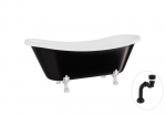 Vann Besco Amelia B&W 190, Black/White+Chrome, sifooniga Klik-klak Black