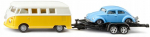 Siku 2567 Vw T1 v&auml;ikebuss koos haagisega ja Vw Beetle
