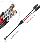 P&auml;ikesepistik Dc 8 mm, Dc7909 p&auml;ikesekaablile, p&auml;ikesepaneeli kaabel, Dc adapter, 16awg laadimiskaabel, veekindel, &uuml;hildub Jackery Explorer 500 240 1000 Bluetti Eb70 Eb3a kaasaskantava toitega