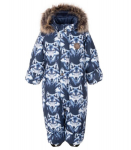 Lenne Poiste Talvekombinesoon 250g. Zoo 25306*2930, sinine/valge