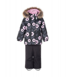 Lenne t&uuml;drukute talvekomplekt 330/150 g 25315*4217, must/roosa