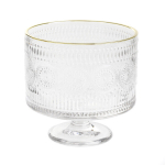 Homla stiklinė lėk&scaron;tė su ra&scaron;tais Barrel, 22x20 cm