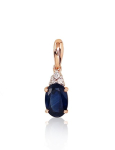 Kullast ripats teemantidega Diamond Sky "Notika V", Golden
