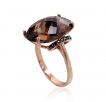 Punasest kullast s&otilde;rmus Diamond Sky "Royal Quartz IV", proov 585, 17.5