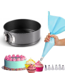 Winder Home &uuml;mmargune koogivorm 18 cm + silikoonist kondiitris&uuml;stal