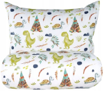 Dinosaurustega laste voodipesukomplekt 100x135 cm