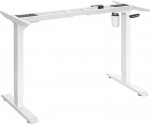 Reguleeritav lauaraam, 110-155x58x68-116 cm, valge