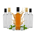 5x 500ml klaasist "jack Walker" pudelid - suurep&auml;rane kingitus