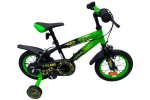 Laste jalgratas Volare Strike 12\", must, Groen