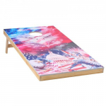 Cornhole komplekt, 125.5x60x30.2 cm, t&auml;ispuit, kaasaskantav m&auml;ng