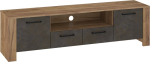 TV laud Meblocross Slide Sli-11 2D2S, hall/pruun