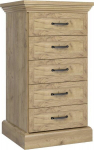 Kummut Royal Gala Meble, 57x46x98 cm, hele tamm