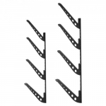 Surfilaudade seinariiul, 400x16x1160 mm, must, metallist hoiustamine