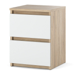 &ouml;&ouml;kapike Hurtownia-Mebli, Sonoma Tammepuit Valge Matt, 40 cm, Lastele Modernne &ouml;&ouml;kapp