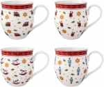 Villeroy & Boch j&otilde;ulutasside komplekt Toys Delight, 4 tk.
