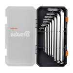 Bradas pikk&uuml;marpea kuuskantv&otilde;tmete komplekt 1,5&ndash;10 mm, 9 tk