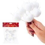 Dekoratsioon &Otilde;unakesed, 8 tk., valged