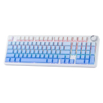 Aula F99 PRO 96% mehaaniline m&auml;nguklaviatuur, T5.0/USB-C/2,4 GHz traadita &uuml;hendus, p&ouml;&ouml;rlev k&auml;epide, sinine RGB-taustavalgustus