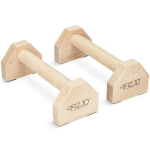 Puidust parallettes 30 &times; 12,5 &times; 10 cm &mdash; stabiilne lahendus keharaskuse treeninguteks