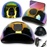 LIVMAN D9 UV-LED-iga manik&uuml;&uuml;ri ja pedik&uuml;&uuml;ri jaoks &ndash; eemaldatava aluse ja telefonihoidjaga, 150W, 57LED